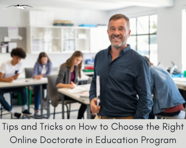 Tips and Tricks on How to Choose the Right Online Doctorate in Education Program